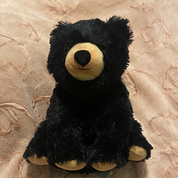 Warmies black bear sooo cute & soft - Picture 4 of 4